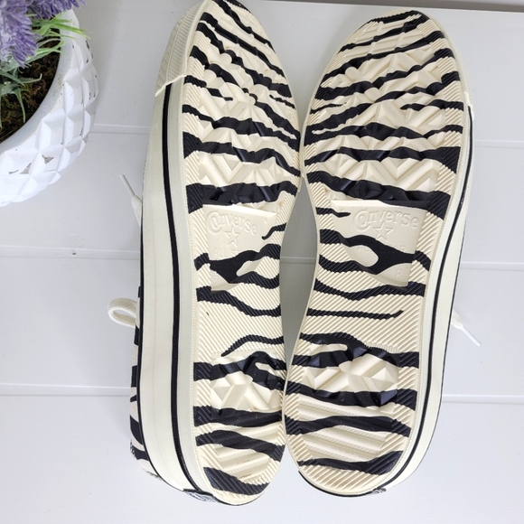 Converse All Star Chuck Taylor 70 Low Archival Zebra Print Retro New - Picture 7 of 7